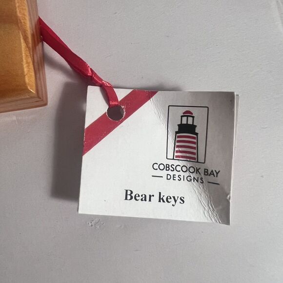 Key Hook Bear 3 Metal Hook Handmade-Entryway - Picture 6 of 8